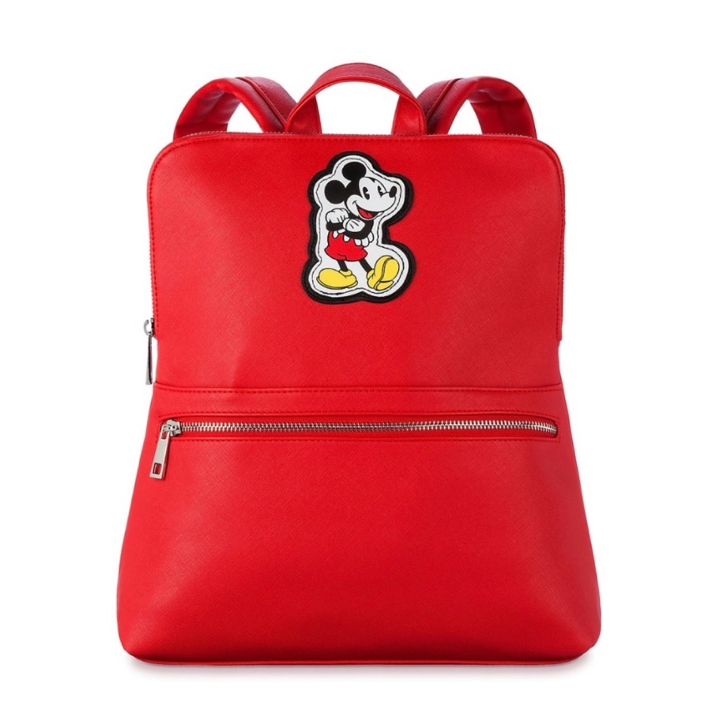 Disney Red Mickey Mouse Patch Backpack